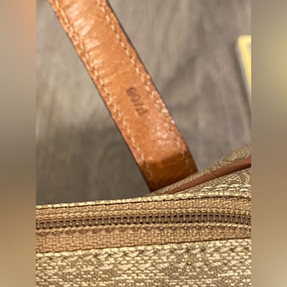 CELINE Rare Vintage Beige Macadam Mini Tote - Picture 13 of 17